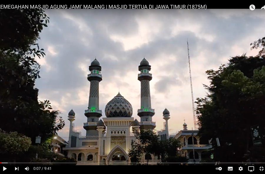 masjid agung jami malang